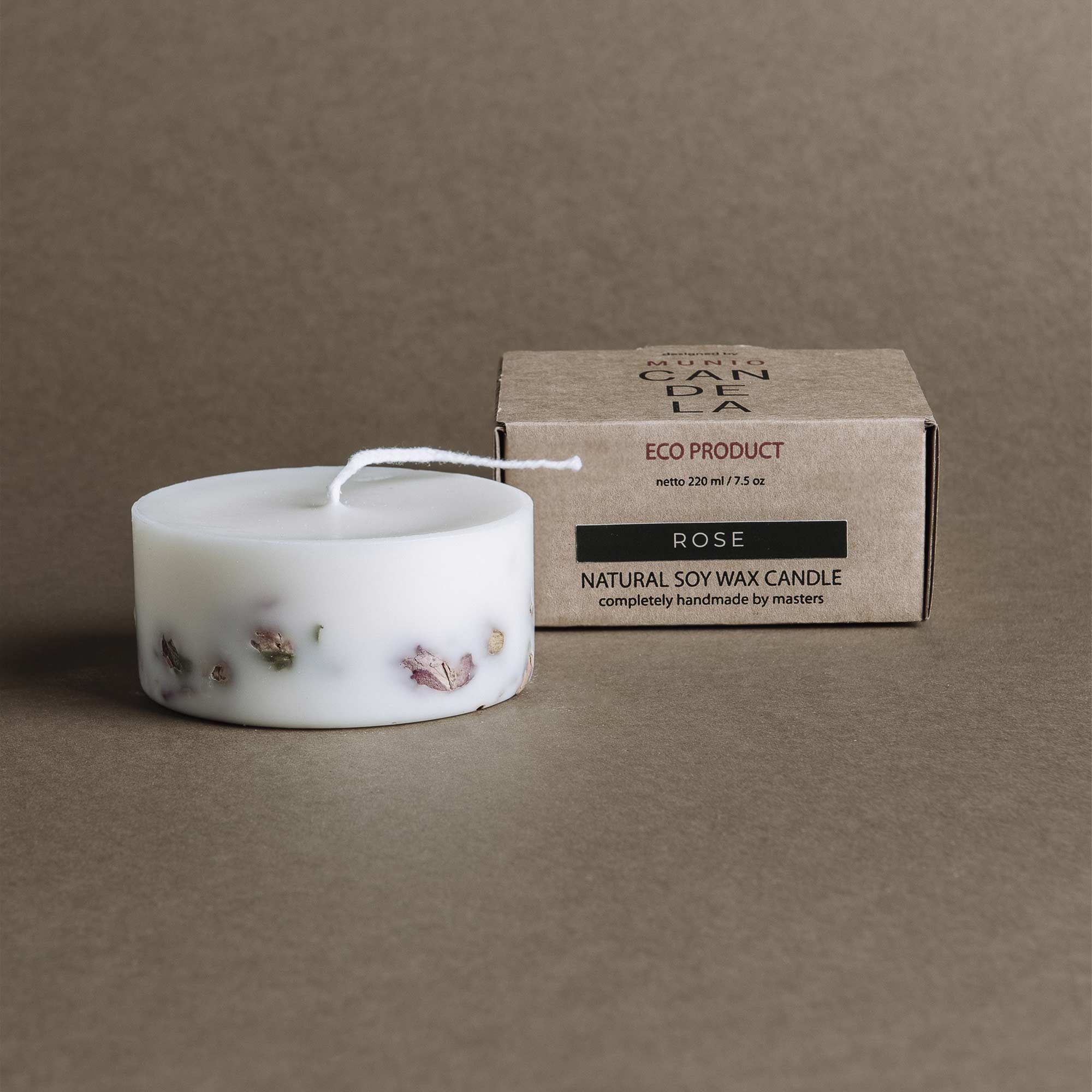 Rose mini candle