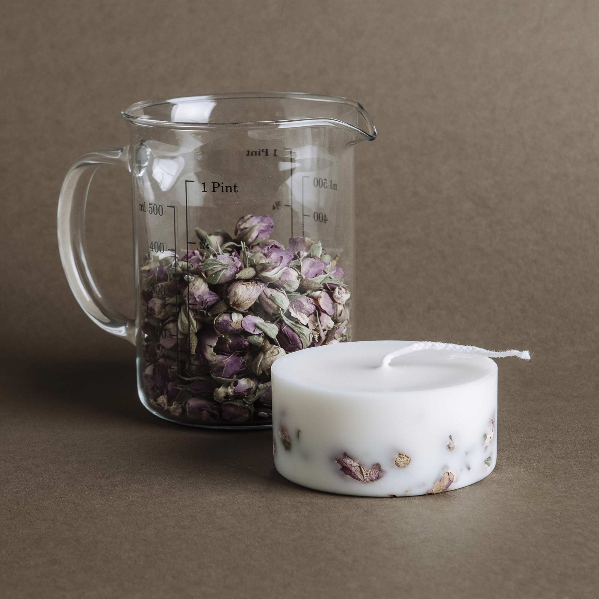 Rose mini candle