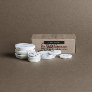 Lavender scented soy wax rounds