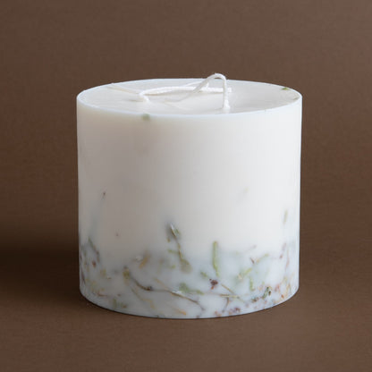 Linden flowers large 3-wick pillar candle
