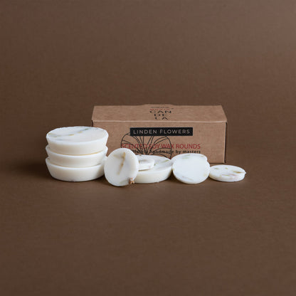 Linden flowers scented wax rounds