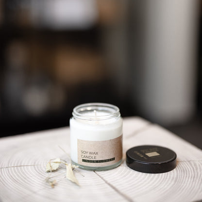 Linden flowers mini candle in glass votive