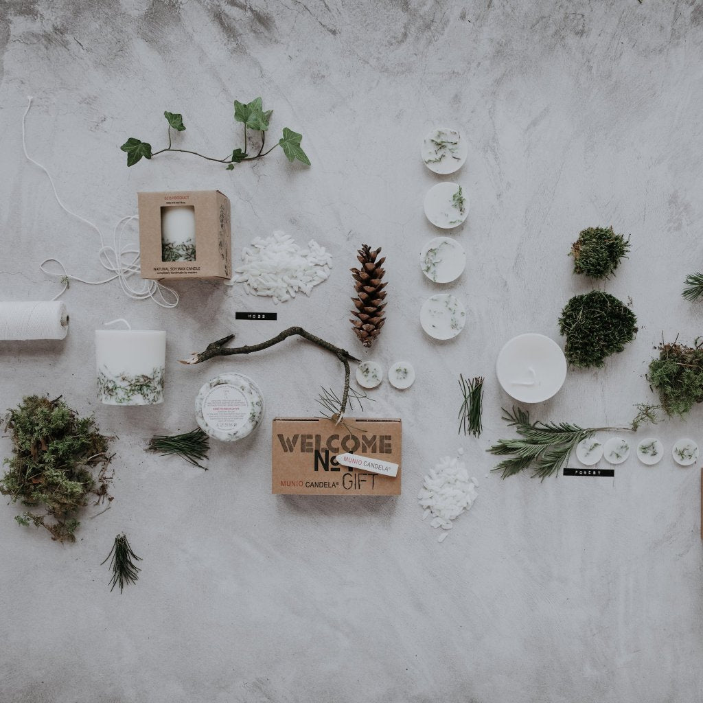 MOSS SCENTED SOY WAX ROUNDS