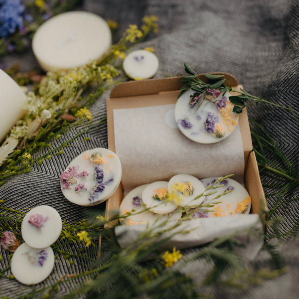 WILD FLOWERS SCENTED SOY WAX ROUNDS